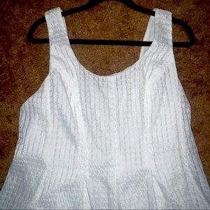 White Sleeveless Dress by Nine West